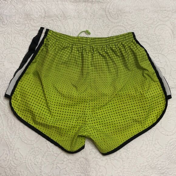 Nike Dri-Fit Athletic Running Shorts Size Small Lime Green and Black - Picture 5 of 8